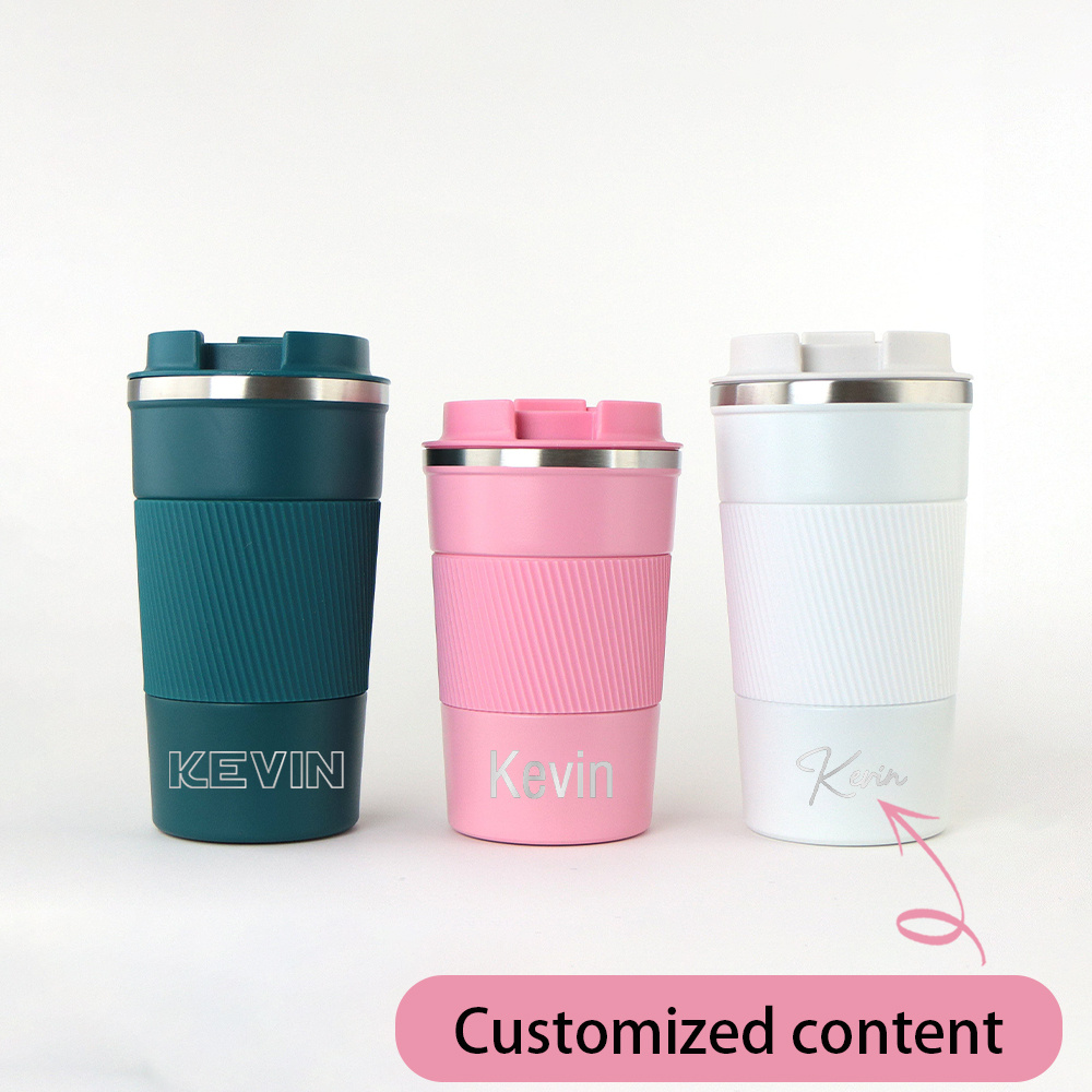 Coffee Equipment Names - İsim Yazılı Paslanmaz Çelik Seyahat Kahve