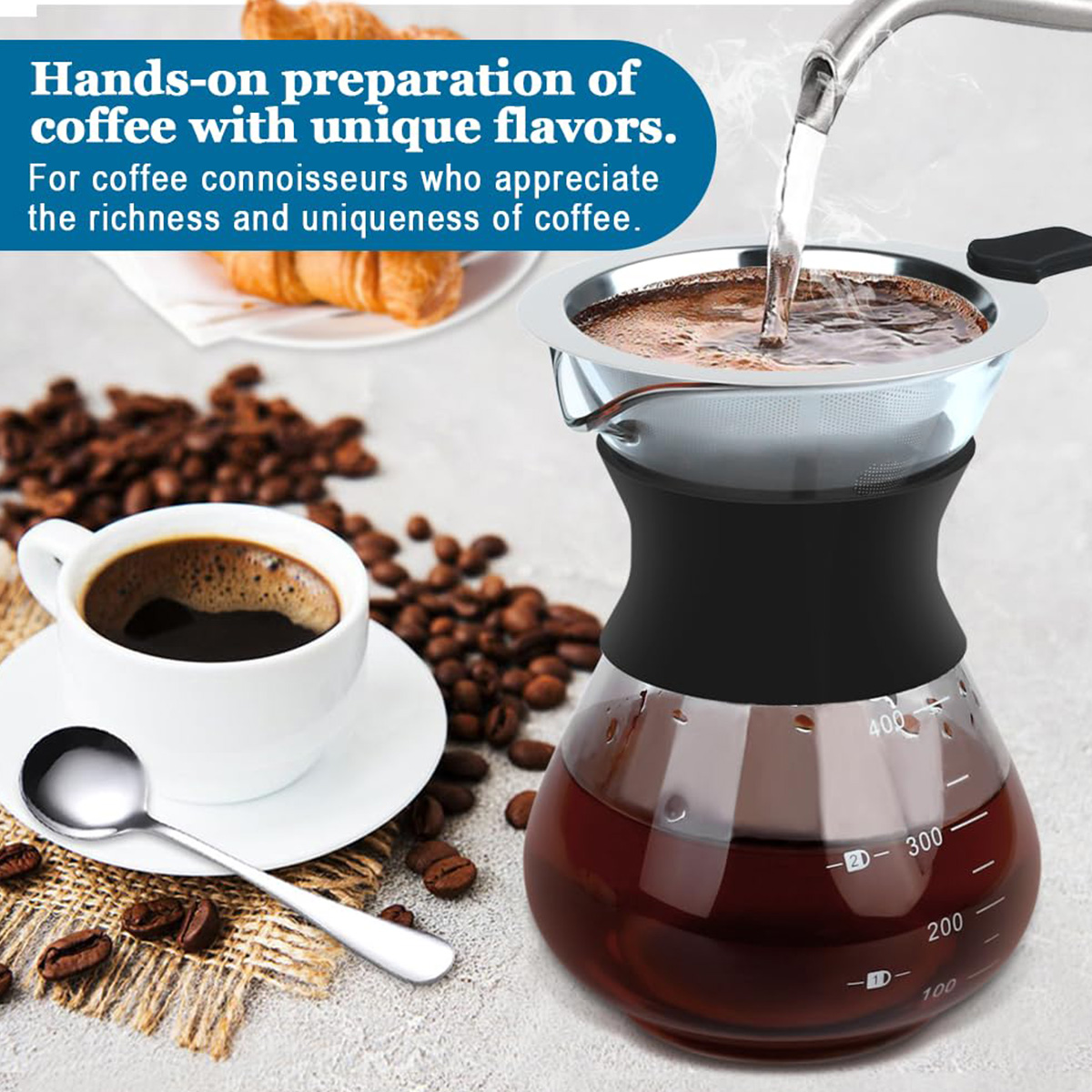 Leeseph Cam Üzerinden Dökülebi - Coffee Equipment Pour Over incelemesi ve fiyatı