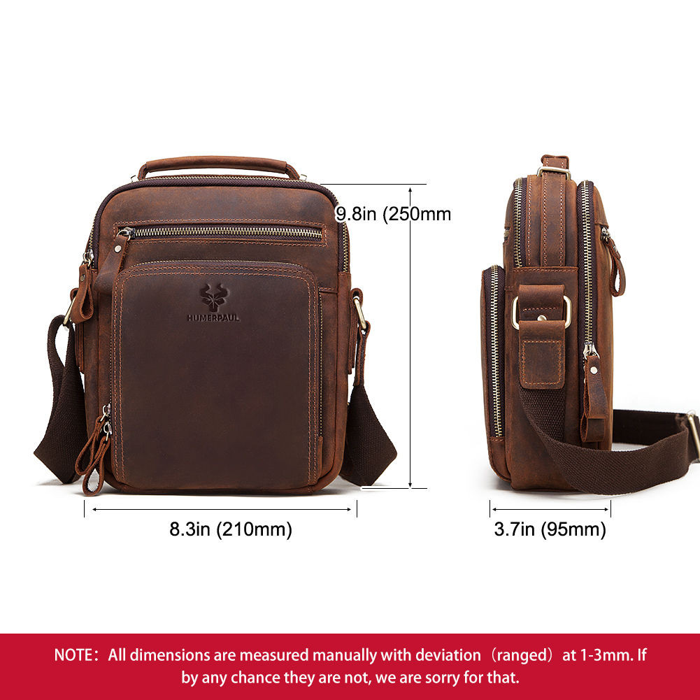 HUMERPAUL Hakiki Deri erkek om - Coffee Equipment Travel Bag incelemesi ve fiyatı